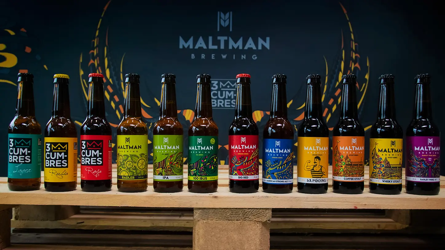 Maltman y 3cumbres Craft Beer gama cervezas.webp